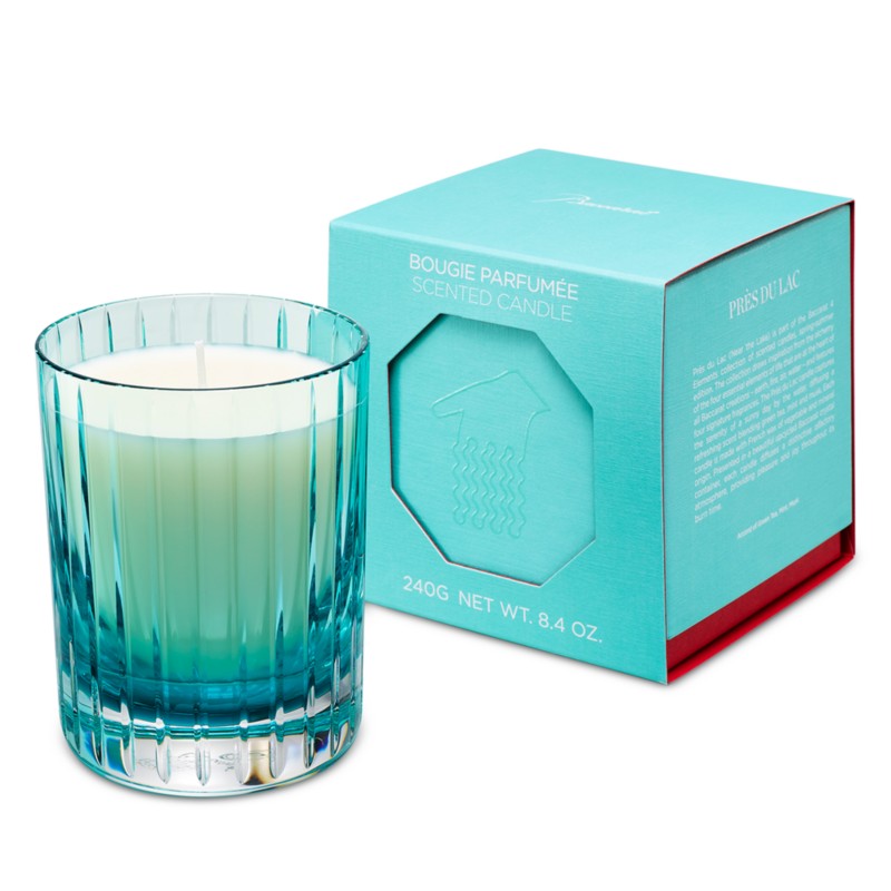 Baccarat 4 Elements Scented Candle - Pres du Lac in Turqoise