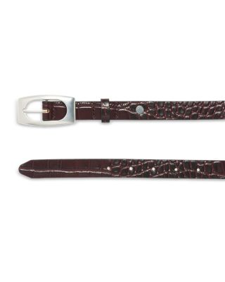 Women's Rory Croc Embossed Belt