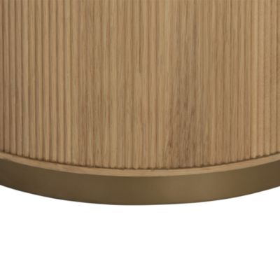 Kalla Side Table, Rustic Oak