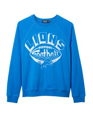 Women&#39;s NFL Detroit Lions Football Raglan Crew Fleece