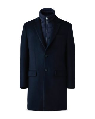3-in-1 Wool Coat with Removable Down Liner