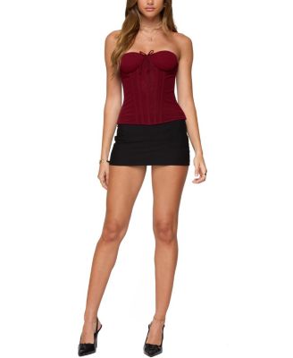 Guinivere Smocked Strapless Corset