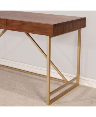 Axole Metal Base Desk with Drawer