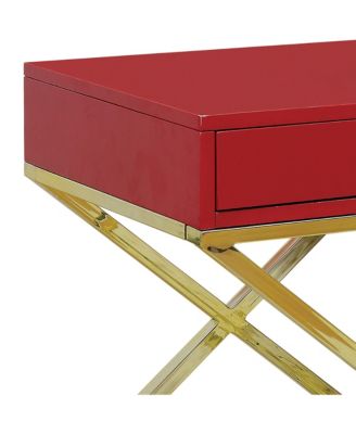 Chester 24" Steel Frame 1-Drawer End Table