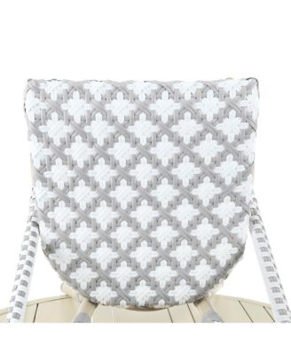 Quade Aluminum and PE Wicker Patio Dining Chairs, Set of 2