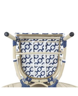 Quade Aluminum and PE Wicker Patio Dining Chairs, Set of 2