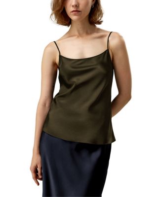  Double-Faced Silk Charmeuse Camisole