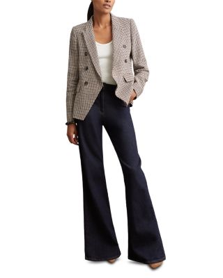 Petite Evie Textured Check Blazer 