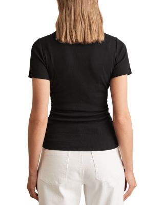 Tess Ribbed Crewneck Tee