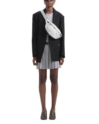 Vee Quilted Nylon Fanny Pack 