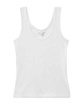 Violet Scoop Neck Rib Vest