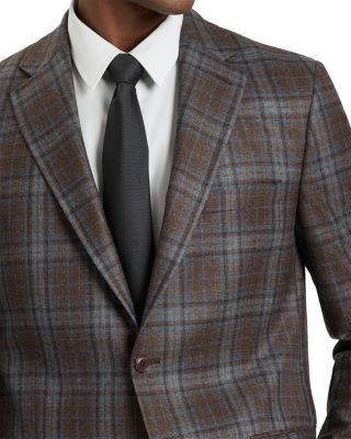 Winfred Plaid Modern Fit Suit Jacket