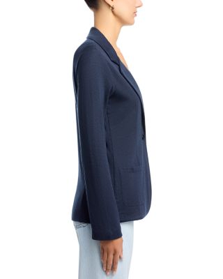 Knit Patch Pocket Blazer