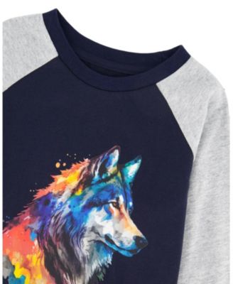 Boys' Long Raglan Sleeve Jersey Tee - Little Kid