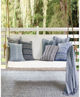 Dash  Albert by Annie Selke Rugby Stripe Indoor/Outdoor RDB176 Runner, 2'6"x8'0"