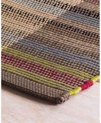 Dash  Albert by Annie Selke Swedish Rag Indoor/Outdoor RDB223 Runner, 2'6"x8'0"