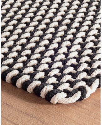 Dash  Albert by Annie Selke Two-Tone Rope Indoor/Outdoor RDB219 Runner, 2'6"x12'0"