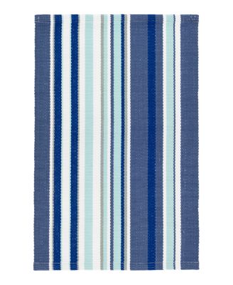 Dash  Albert by Annie Selke Skyler Stripe Indoor/Outdoor DA1360 Area Rug, 5'0"x8'0"