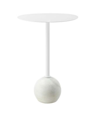 Aliza Round Marble Side Table