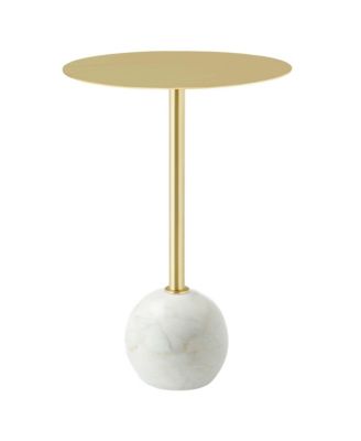 Aliza Round Marble Side Table