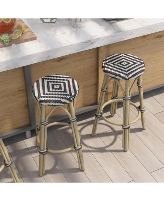 Kindry 26-inch Aluminum Outdoor Barstools, Set of 2