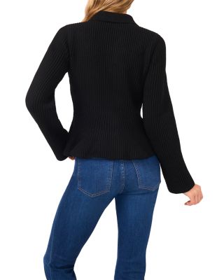 Luella Zip Front Peplum Jacket