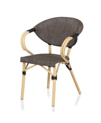 Madison Aluminum Patio Arm Chairs, Set of 2