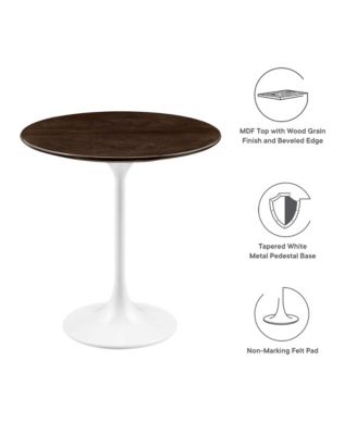Lippa Round Wood Side Table