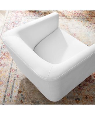 Twist Accent Lounge Performance Velvet Swivel Chair