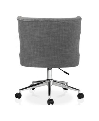 Leona Fabric Wingback Swivel Office Chair