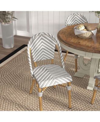 Conway Aluminum and Resin Wicker Outdoor Dining Chair