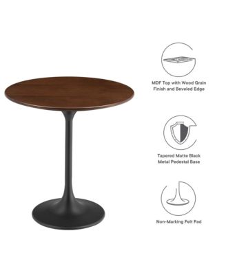 Lippa Round Wood Side Table