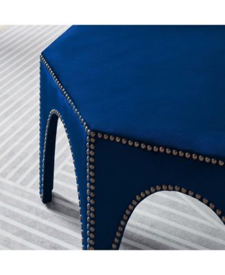 Victory Performance Velvet Ottoman