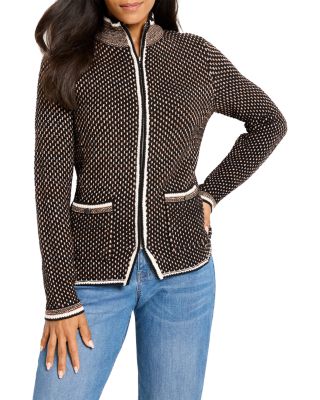 Brick Stitch Knit Jacket