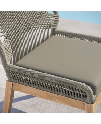 Wellspring Outdoor Patio Teak Wood Dining Chair