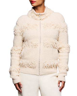 Placed Fringe Jacket