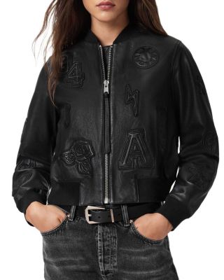 Orten 94 Leather Bomber Jacket