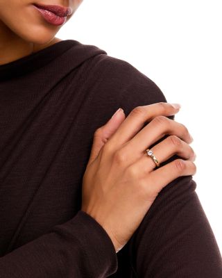 Diamond Ring in 14K White & Yellow Gold, 0.40 tcw