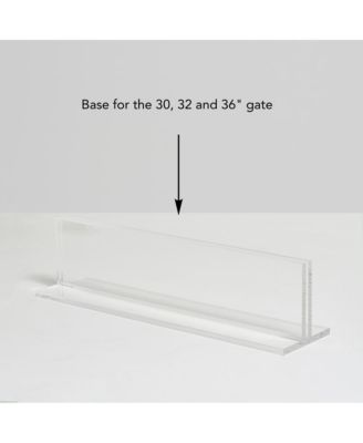 Low Clear Pet Gate Panel