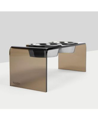 Medium Bronze Pet Feeder, 1 Quart Bowls