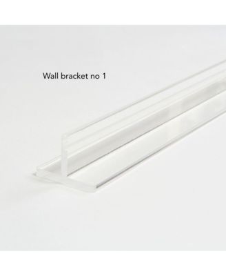 Wall Mounted Clear Pet Gate Zig Zag ,10 Panel