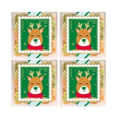 Reindeer Carrots Candy Cubes, Set of 4