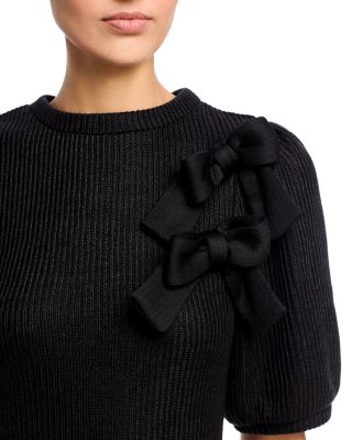 Double Bow Knit Dress