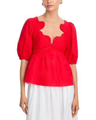 Heart Appliqu&eacute; Blouse