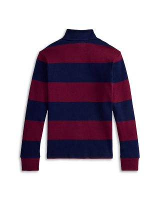 Boys' Striped Cotton Interlock Pullover - Big Kid