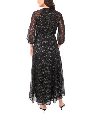 Split Neck Maxi Dress