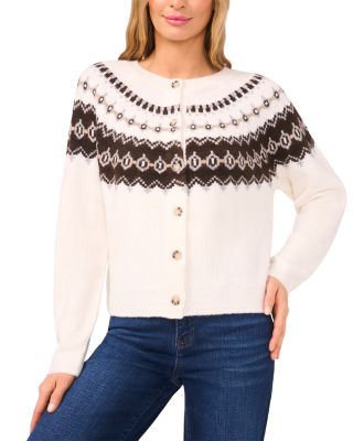 Fair Isle Raglan Cardigan