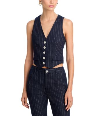 Anderson Metallic Pinstripe Vest