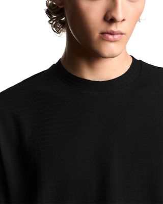 Textured Cotton Jacquard Tee