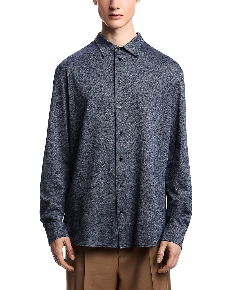 Emporio Armani Jaspe Jersey Cotton Sport Shirt